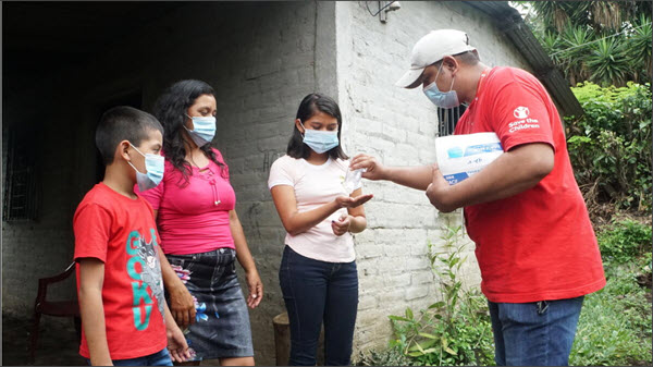 Mädchen in El Salvador 