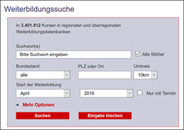 Weiterbildungssuche