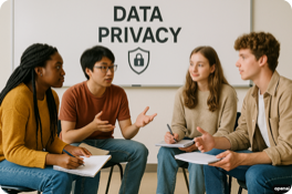 Gruppendiskussion zum Datenschutz